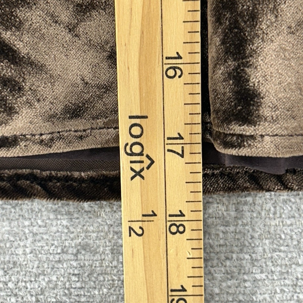 Anthropologie Skirt Women Size Large Brown Velvet Lined NEW $98 - Picture 8 of 9